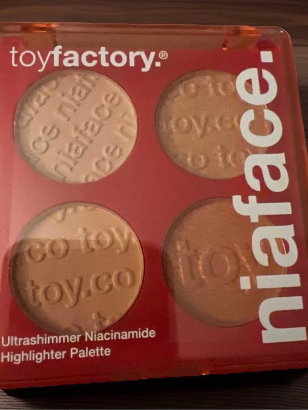niaface Toyfactory Highlighter Palette - Warm Shades -#509